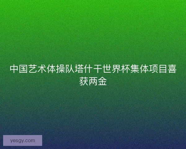 中国艺术体操队塔什干世界杯集体项目喜获两金